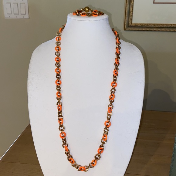 Juicy Couture Enamel Rope Chain Necklace Bracelet - Picture 2 of 5